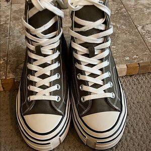 Jeffrey Campbell High-Top Army Green  High Top Sneakers